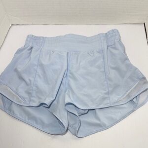 lululemon athletica Sky Blue Athletic Shorts Size 6